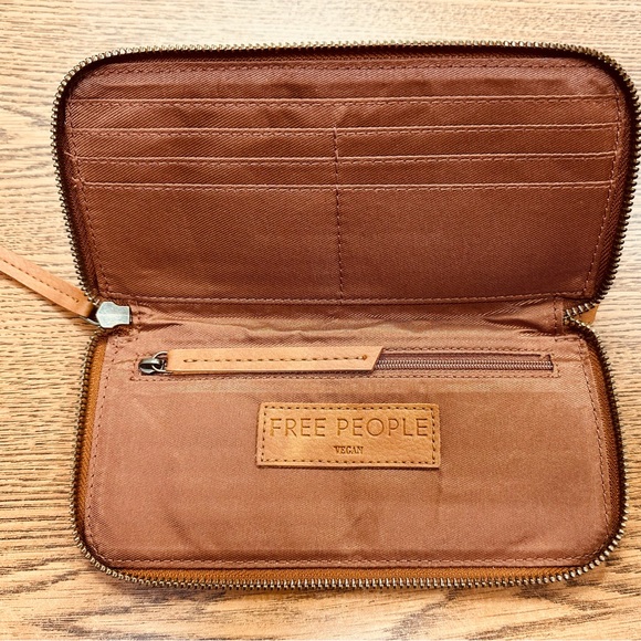 Like New Free People Vegan Leather Distressed Wallet - Picture 4 of 8